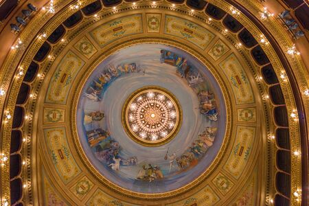 Buenos Aires, Argentina - February 1, 2018: Insides of the Teatro Colon theaterのeditorial素材