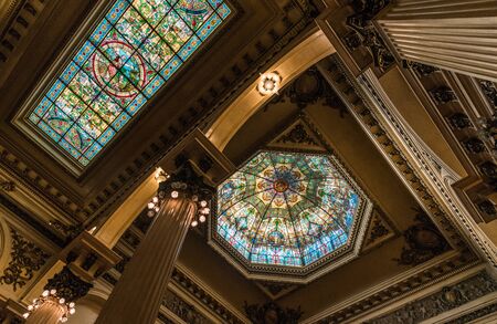 Buenos Aires, Argentina - February 1, 2018: Insides of the Teatro Colon theaterのeditorial素材