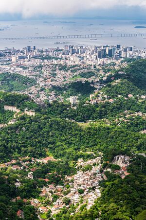 View of the central area of Rio de Janeiro in summerの写真素材