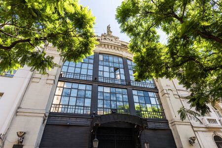 Buenos Aires, Argentina - February 8, 2018: Modernism building El Forjadorのeditorial素材