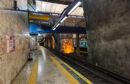 Rio de Janeiro, Brazil - February 24, 2018: Cardeal Arcoverde stationのeditorial素材
