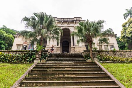 Rio de Janeiro, Brazil - February 28, 2018: Mansion in Parque Lageのeditorial素材