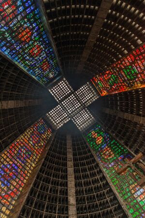 Rio de Janeiro, Brazil - February 28, 2018: Cathedral of Rio de Janeiroのeditorial素材