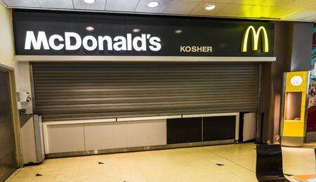 Buenos Aires, Argentina - April 02, 2018: Kosher McDonalds in Abasto mallのeditorial素材
