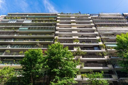 Buenos Aires, Argentina - November 18, 2018: Recoleta district buildingsのeditorial素材