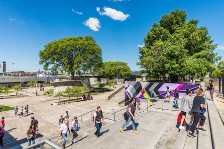 Buenos Aires, Argentina - November 18, 2018: Outsides of the Law Facultyのeditorial素材