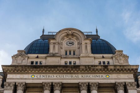 Kirchner cultural center, or Correo Central, freely open to public visitsの写真素材