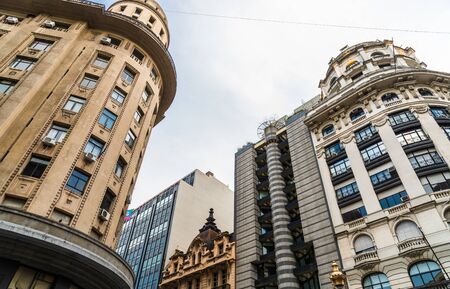 Buenos Aires, Argentina - May 25, 2019: Buildings in center of Buenos Aires.のeditorial素材