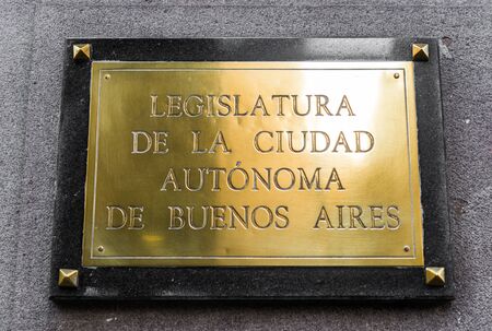 Buenos Aires, Argentina - September 29, 2019: Buenos Aires City Legislatureのeditorial素材