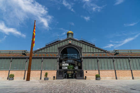 Barcelona, Spain - August 1, 2019: El Born Cultural and Memorial centerのeditorial素材