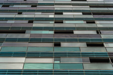 Abstract background and pattern of architecture elements of a buildingの写真素材
