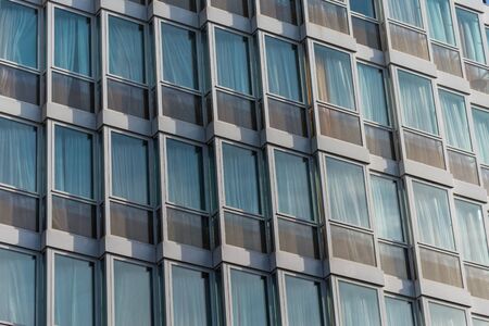 Abstract background and pattern of architecture elements of a buildingの写真素材