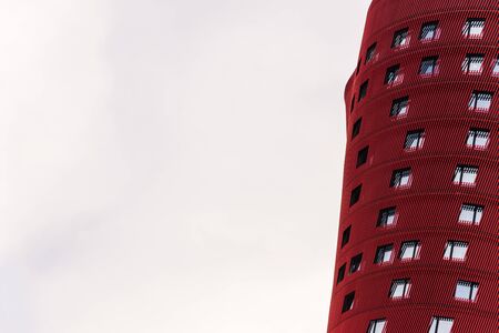 Abstract view of geometrical architecture elements of a building