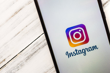 Buenos Aires, Argentina - September 3, 2020: Logo of Instagramのeditorial素材