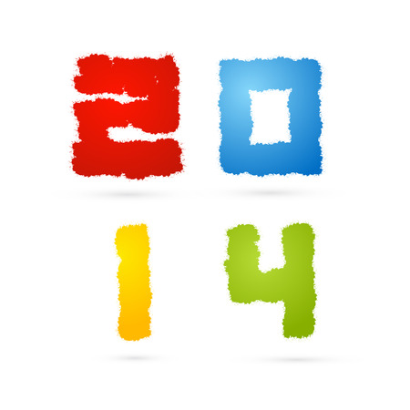 Vector Happy New Year Backgroundのイラスト素材