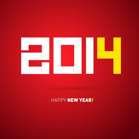 Vector Happy New Year Backgroundのイラスト素材