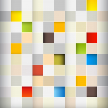 Abstract square vector background のイラスト素材