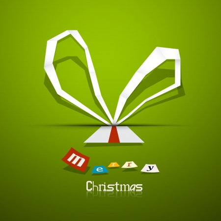 Abstract Vector Christmas Green Background のイラスト素材