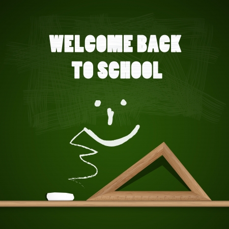 Vector Back to school theme のイラスト素材