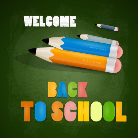 Vector Back to school theme のイラスト素材