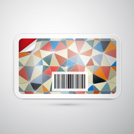 Gift Card Isolated on Greyのイラスト素材