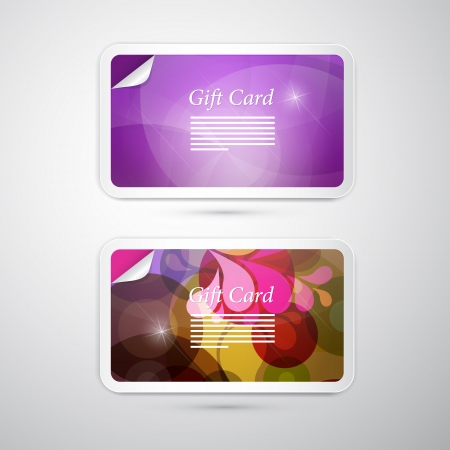 Gift Card Setのイラスト素材