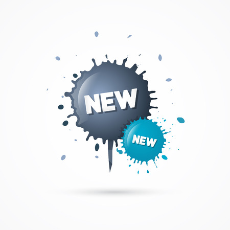 New Vector Sale Blots Icons のイラスト素材