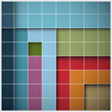 Abstract Vector Retro Square Backgroundのイラスト素材