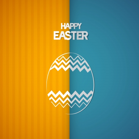 Easter Retro Background with Abstract egg Symbolのイラスト素材