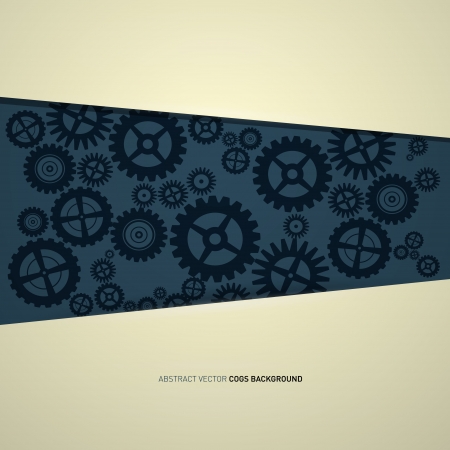 Abstract vector cogs - gearsのイラスト素材