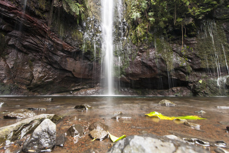Waterfall and Lake Photo 