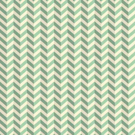 Seamless Retro Abstract Green Toothed Zig Zag Paper Background のイラスト素材