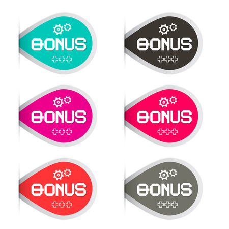 Bonus Labels Setのイラスト素材