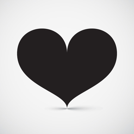 Heart Icon. Vector Simple Symbol.のイラスト素材