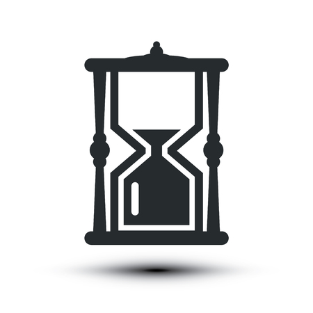 Sandclock Icon. Vector Hourglass Symbol.のイラスト素材