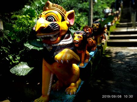 Line statues