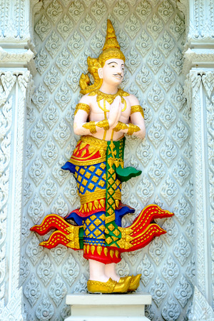 Thai angel sculptureの写真素材