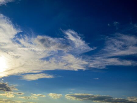 Clouds on a sunny dayの写真素材