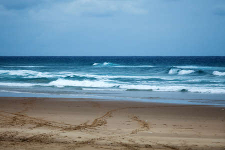 Nature landscape view of beach and sea in South Africa.の写真素材