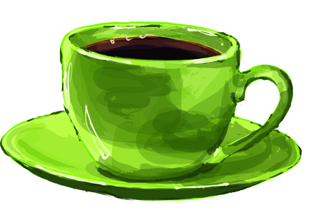 Coffee Cup greenのイラスト素材