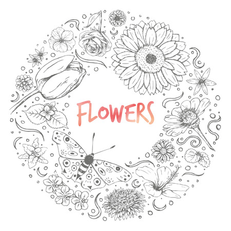 Flowersのイラスト素材