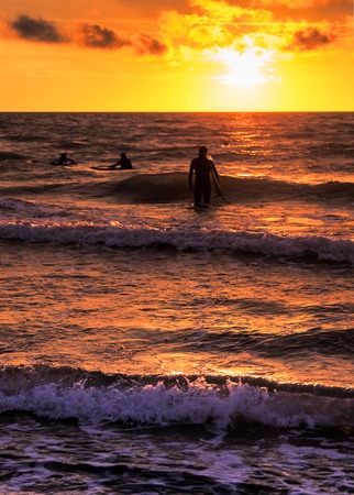 Zelenogradsk Kaliningrad region. the beach at sunsetの写真素材