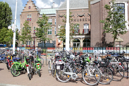 Bike Park in Amsterdamのeditorial素材