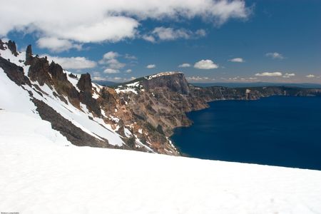Crater Lakeの写真素材