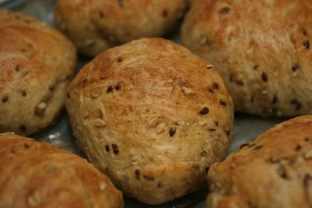 bread rollsの写真素材