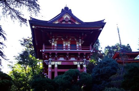 The Japanese Tea Garden in San Francisco, California, was an immensely popular feature of Golden Gate Park originally built as part of a sprawling World's Fair, the California Midwinter International Exposition of 1894. For more than 20 years San Franciscの写真素材