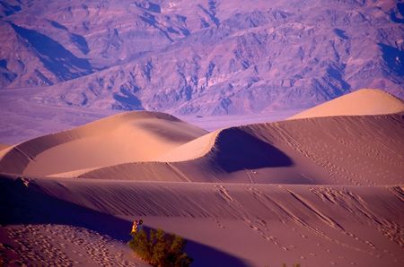 Death Valley is the lowest, driest and hottest valley in the United states. It is the location of the lowest elevation in Western hemisphereの写真素材