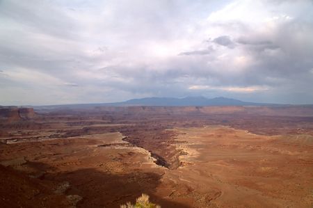 Canyonlands National Park is located in the American state of Utah, near city of Moab and preserves a colorful landscape eroded into countless canyons, mesas and buttes by the Colorado River and its tributaries. The rivers divide the park into four distriの写真素材