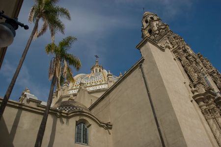 Balboa Park is a urban cultural park in San Diego, Californiaの写真素材