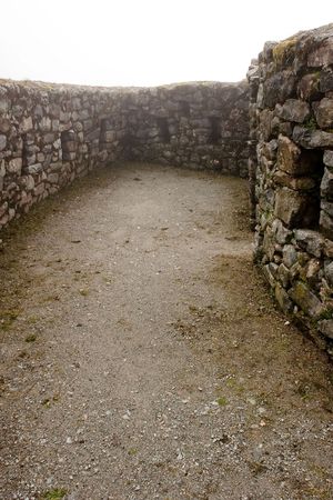 most popular of the Inca trails for trekking is the Capaq Ñan trail, which leads from the village of Ollantaytambo to Machu Picchuの写真素材
